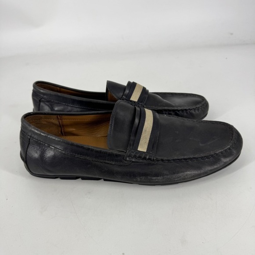 Coach Men's Leather Loafers in Black‎